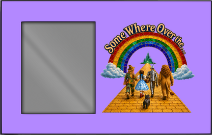 CSSA26 Picture Frame - Landscape - Bright Lavender