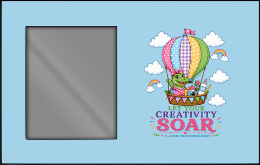 Let Your Creativity Soar landscape picture frame mockup
