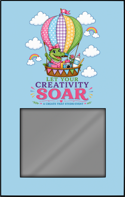 Let Your Creativity Soar portrait picture frame mockup